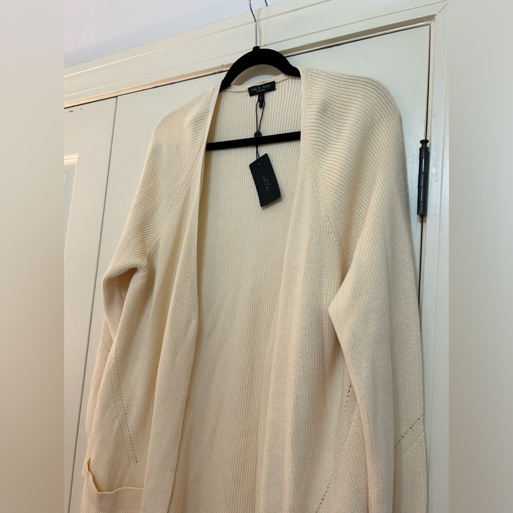 NWT Rag & Bone Amy Ribbed Cardigan - Picture 8 of 9